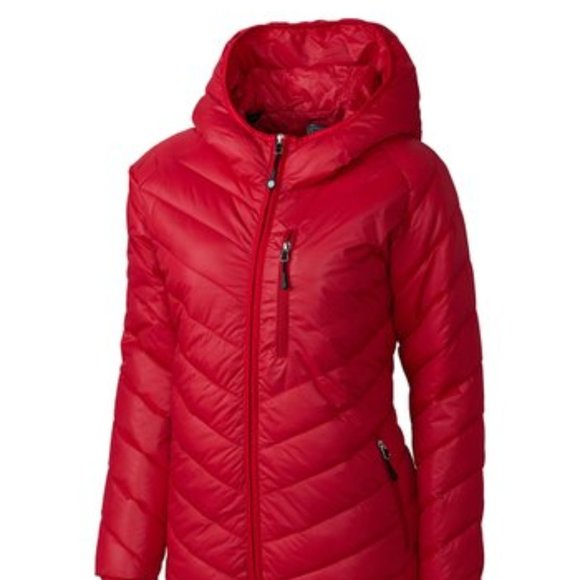 Clique Jackets & Blazers - NWOT, Clique Women's Red Crystal Mountain Puffer Jacket, Size M